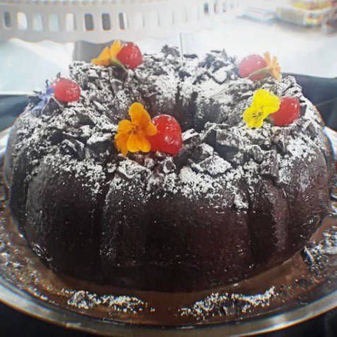 Torta mojada de chocolate